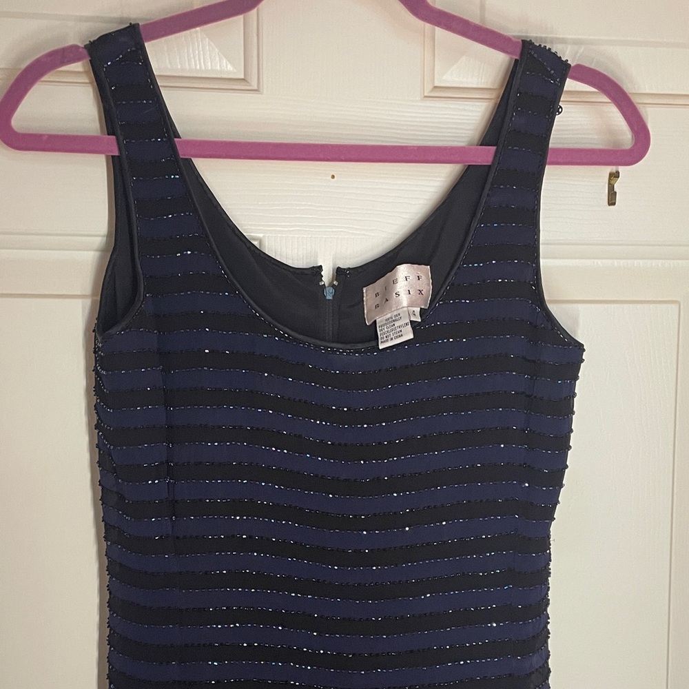 VINTAGE BEADED SILK DRESS